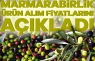 Marmara Birlik ürün alım fiyatlarını açıkladı